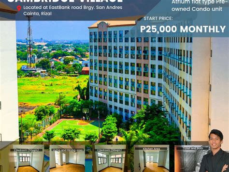 cambridge village cainta rizal|50㎡ 2 Bedroom in Cambridge Village for ₱ 2,850,000.